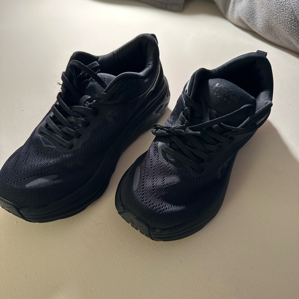 Men's Black Hoka Athletic Shoes